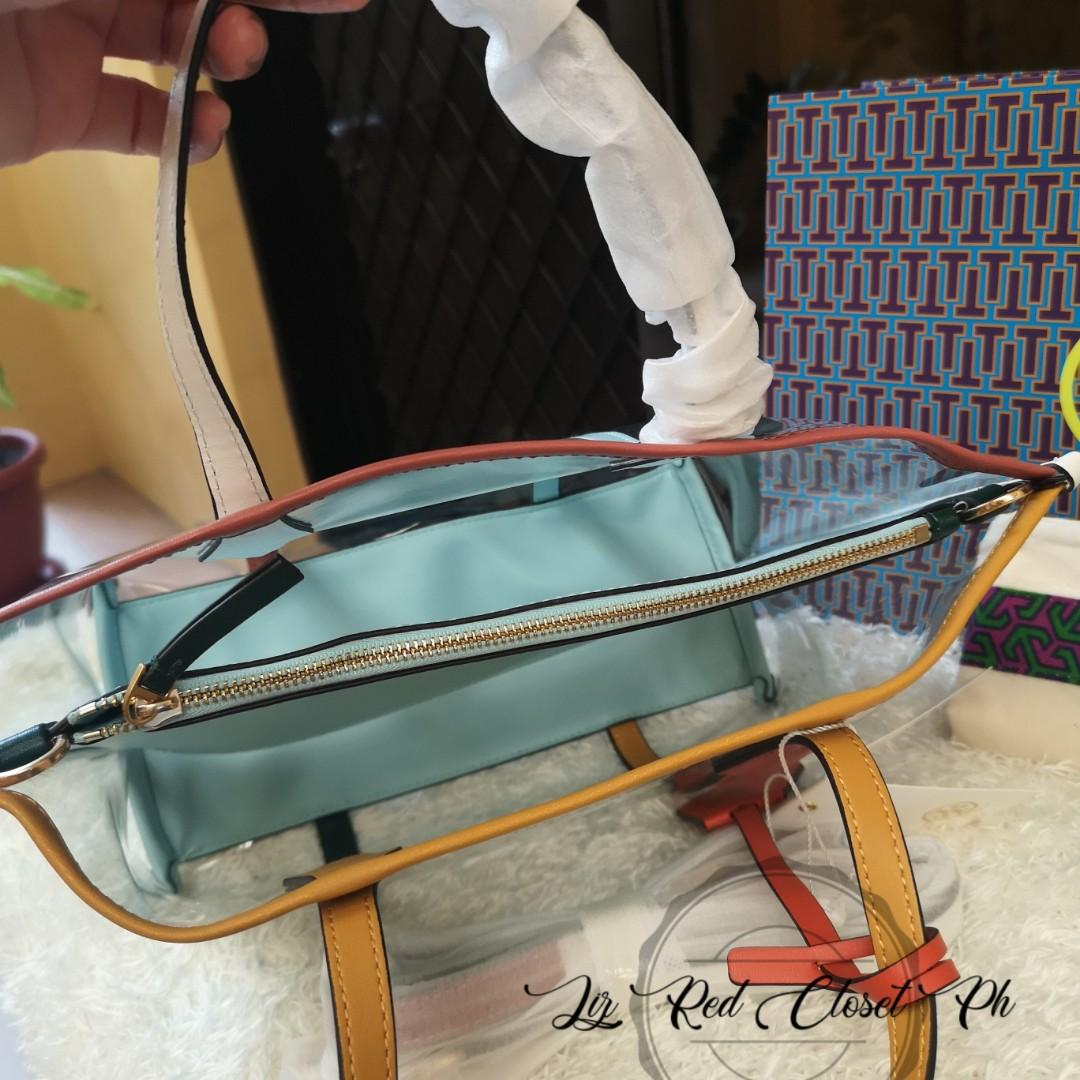 Tory burch perry small clear tote on sale