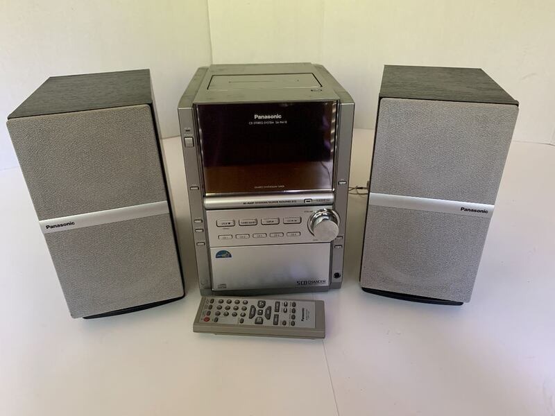 Panasonic 5-CD Changer SA-PM18 120W CD Stereo System