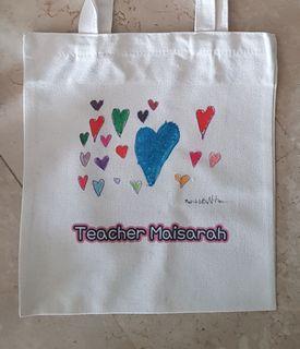 Personalised Tote Bag for Teacher's Day/ children's party