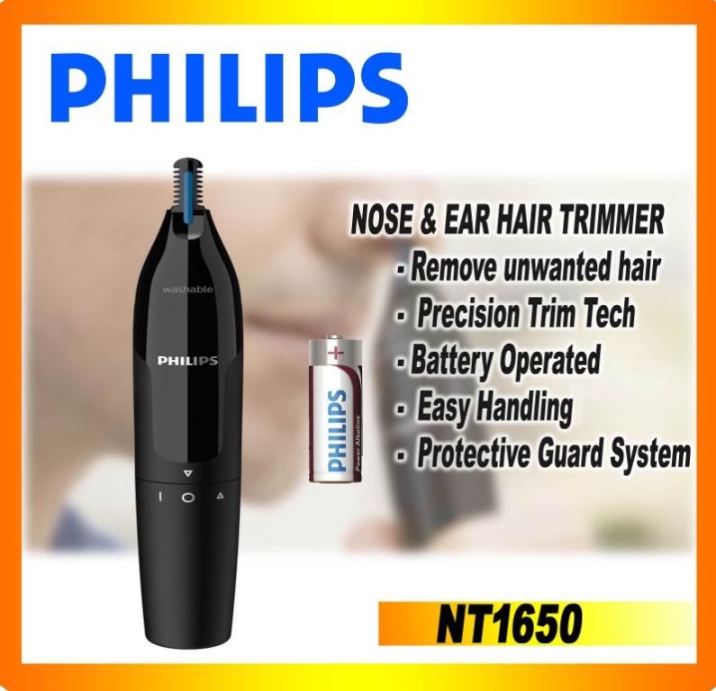 PHILIPS Nose and Ear Hair Trimmer NT1650/16, Beauty Personal