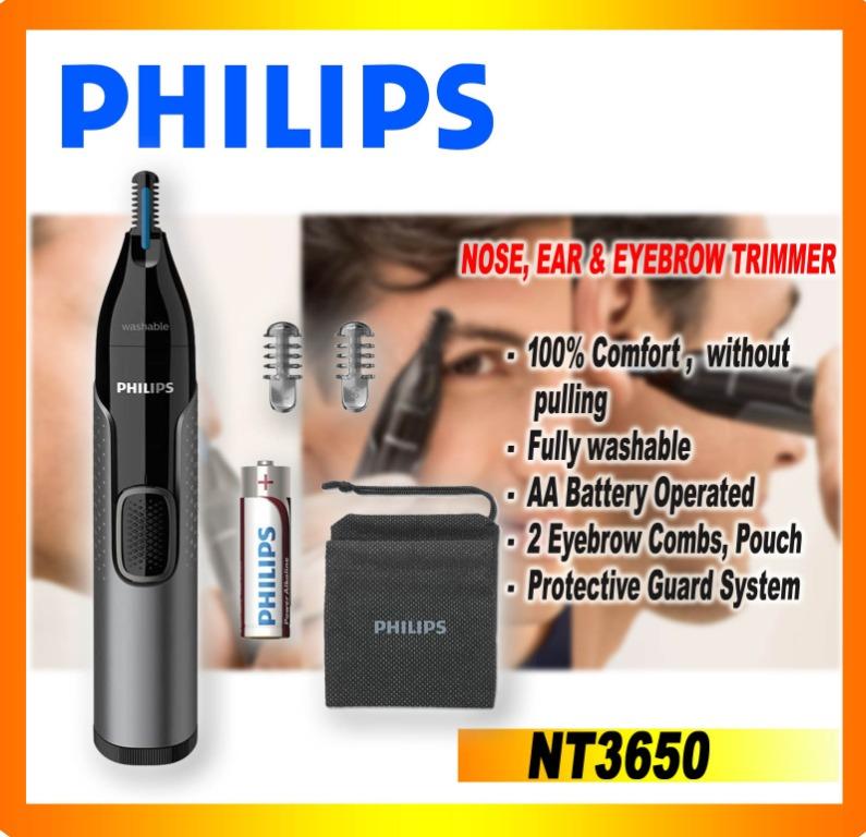 men's nose ear and eyebrow trimmer