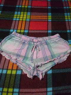 Pink Checkered Lounge Shorts