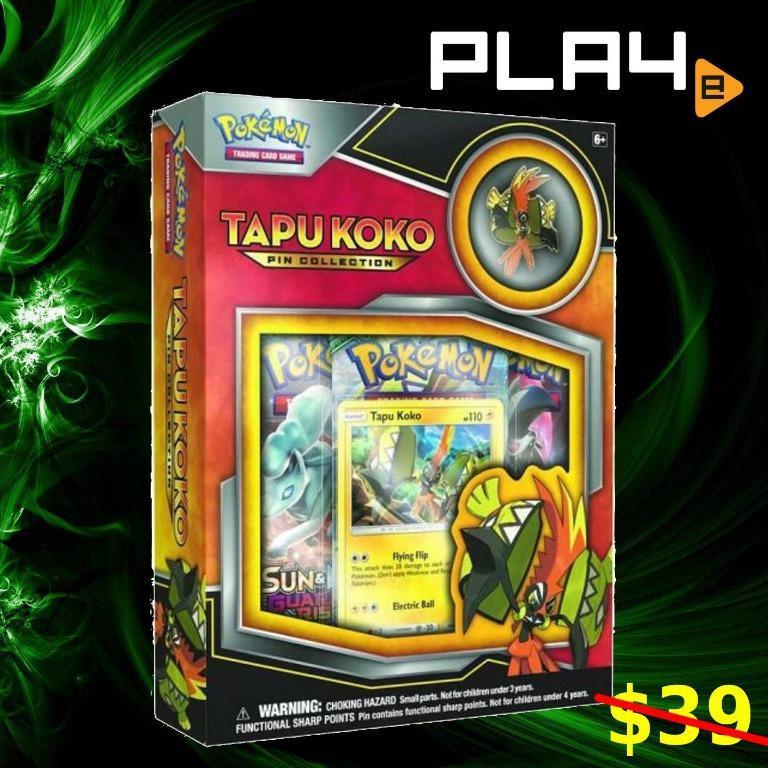 pokemon tcg tapu koko pin collection card game Amazon.com: Pokemon TCG Tapu Koko Pin Collection Card Game : Toys & Games