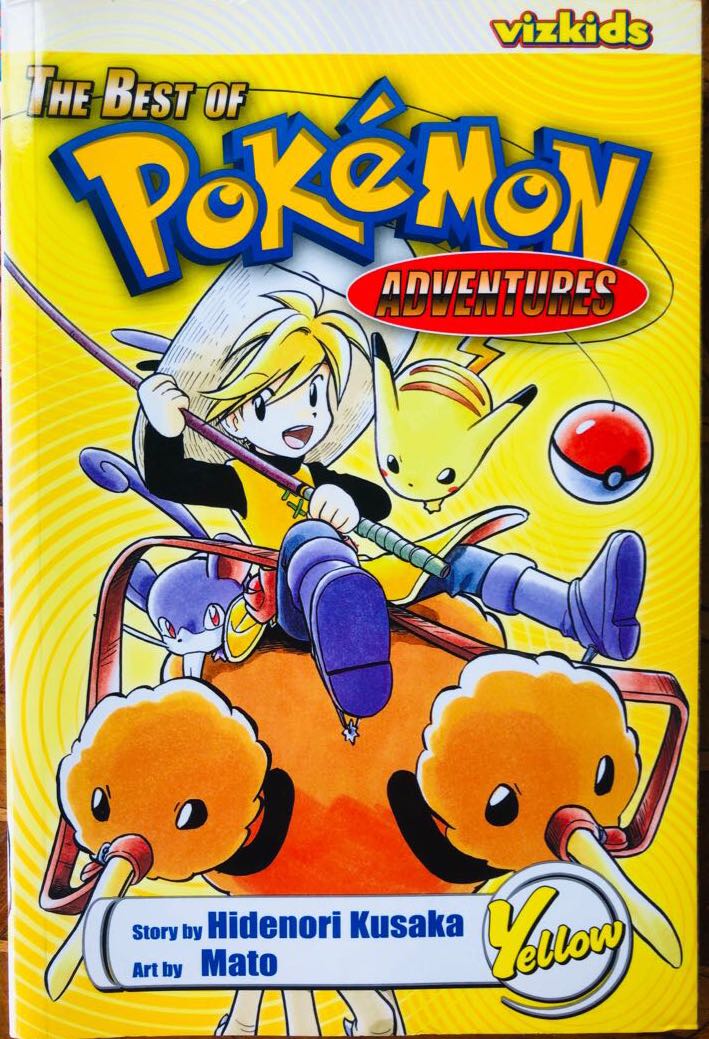 Pokemon Yellow Manga 192 Pages English Printed In The Usa Books Comics Manga On Carousell