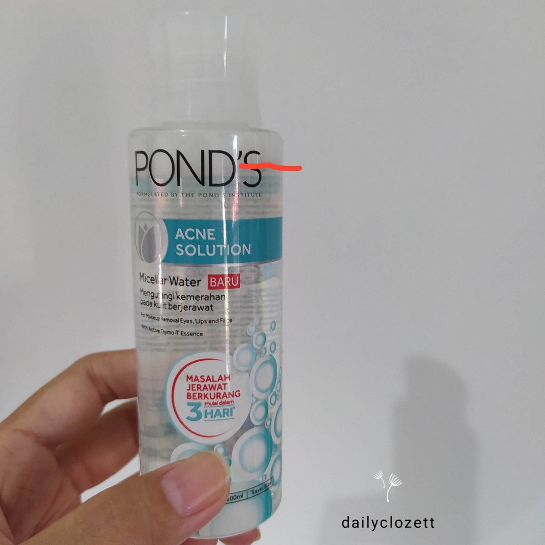 Ponds acne sales solution micellar water