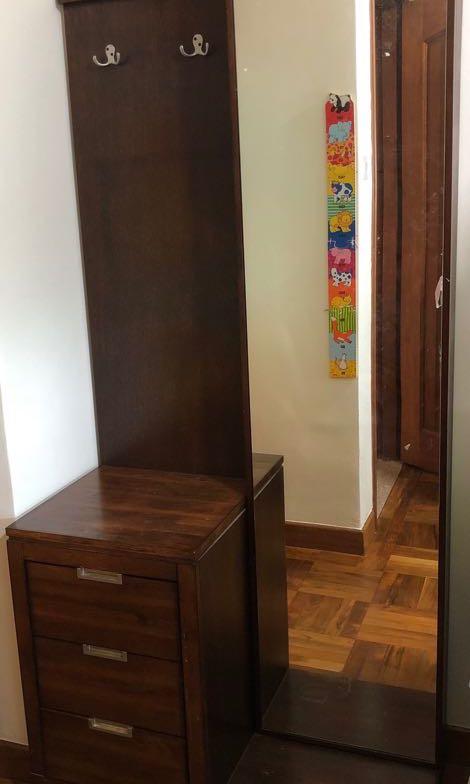 dresser with full length mirror