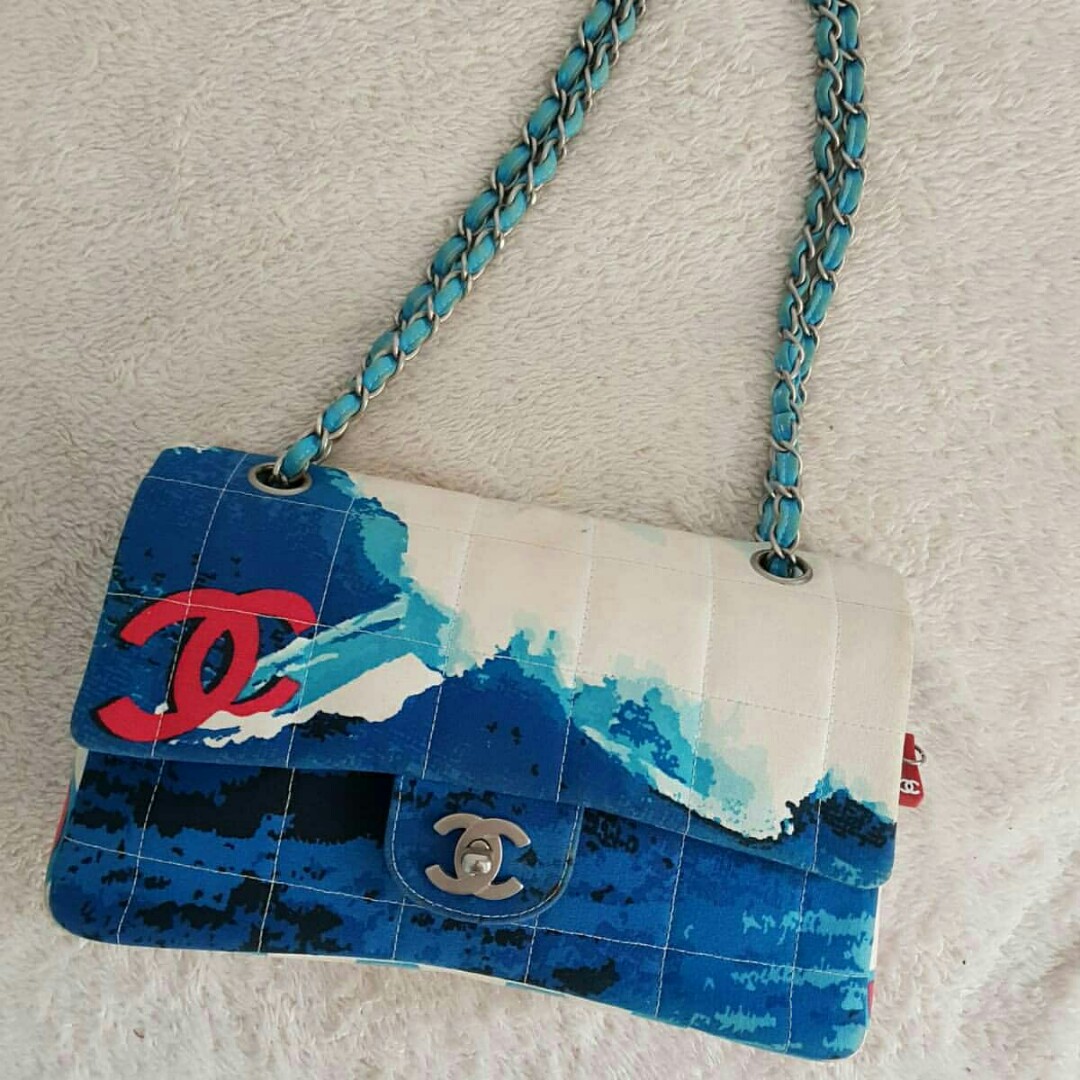 RARE Limited Edition Chanel Surf Flap, Luxury, Bags & Wallets on