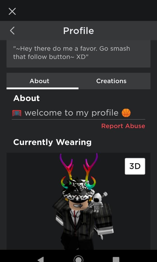 Roblox Account Video Gaming Others On Carousell - roblox profile screenshot