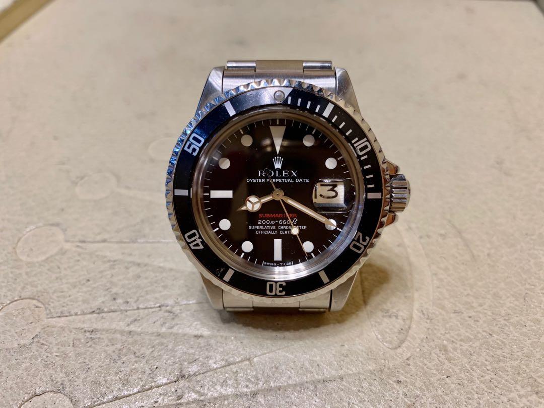 rolex single red
