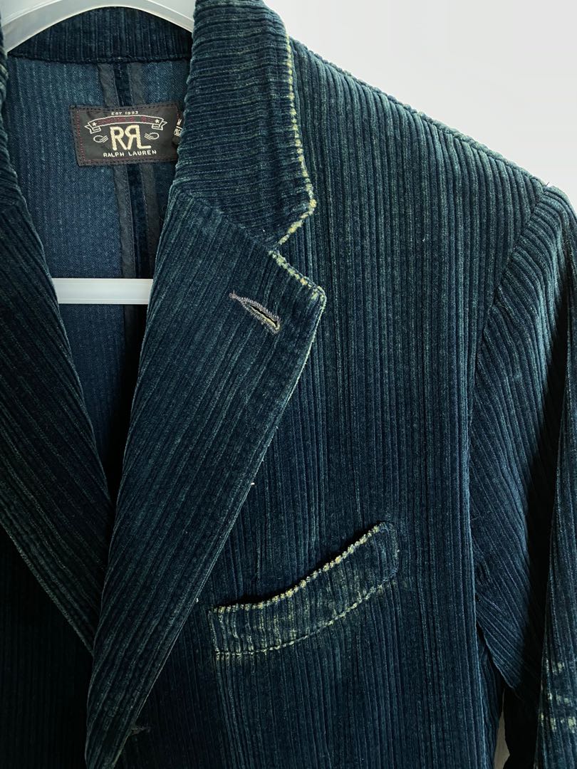 Rrl indigo discount corduroy sport coat