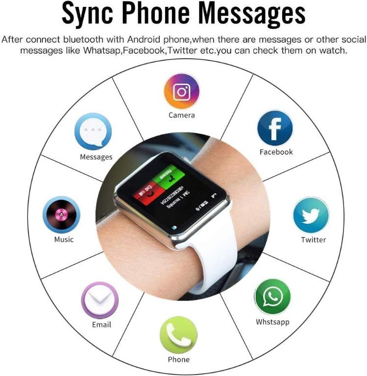 S044 321OU Smart Watch Touch Screen Bluetooth Smart Watch