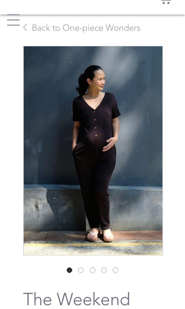 Saga seed shop maternity black, Fashion, Dresses & Jumpsuits on Carousell