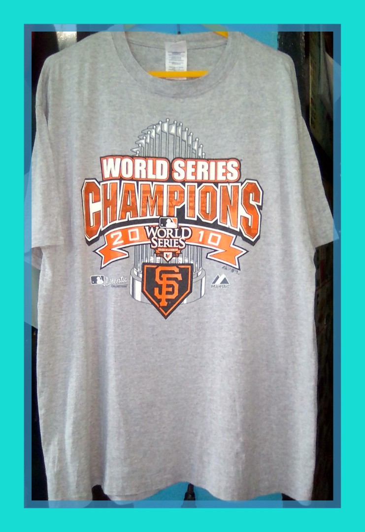 SAN FRANCISCO GIANTS 2010 WORLD SERIES CHAMPIONS T-SHIRT, Men's Fashion,  Tops & Sets, Tshirts & Polo Shirts on Carousell