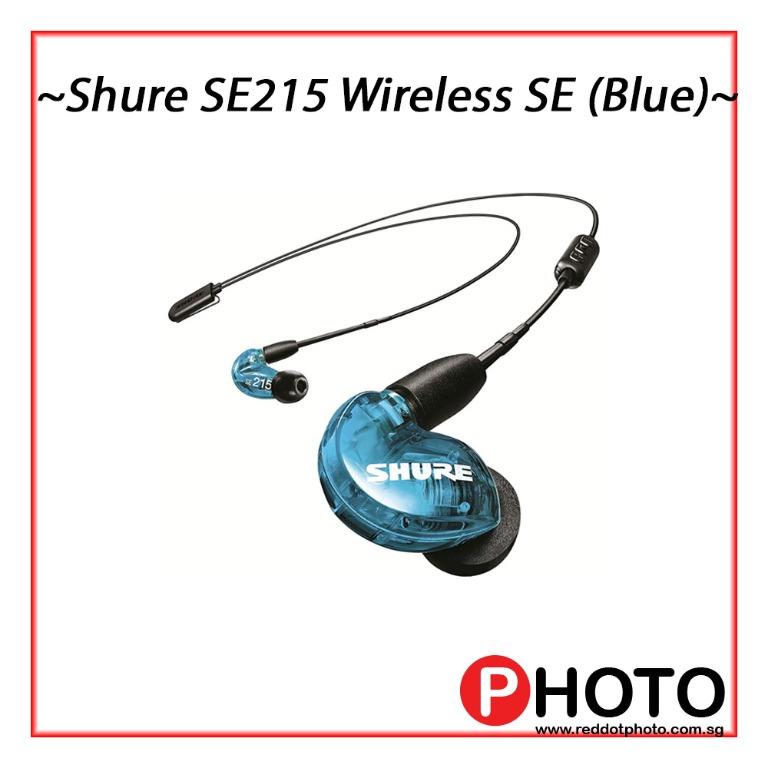 Shure Se215 Wireless Sound Isolating Earphones W Extended Bass Blue Special Edition Electronics Audio On Carousell