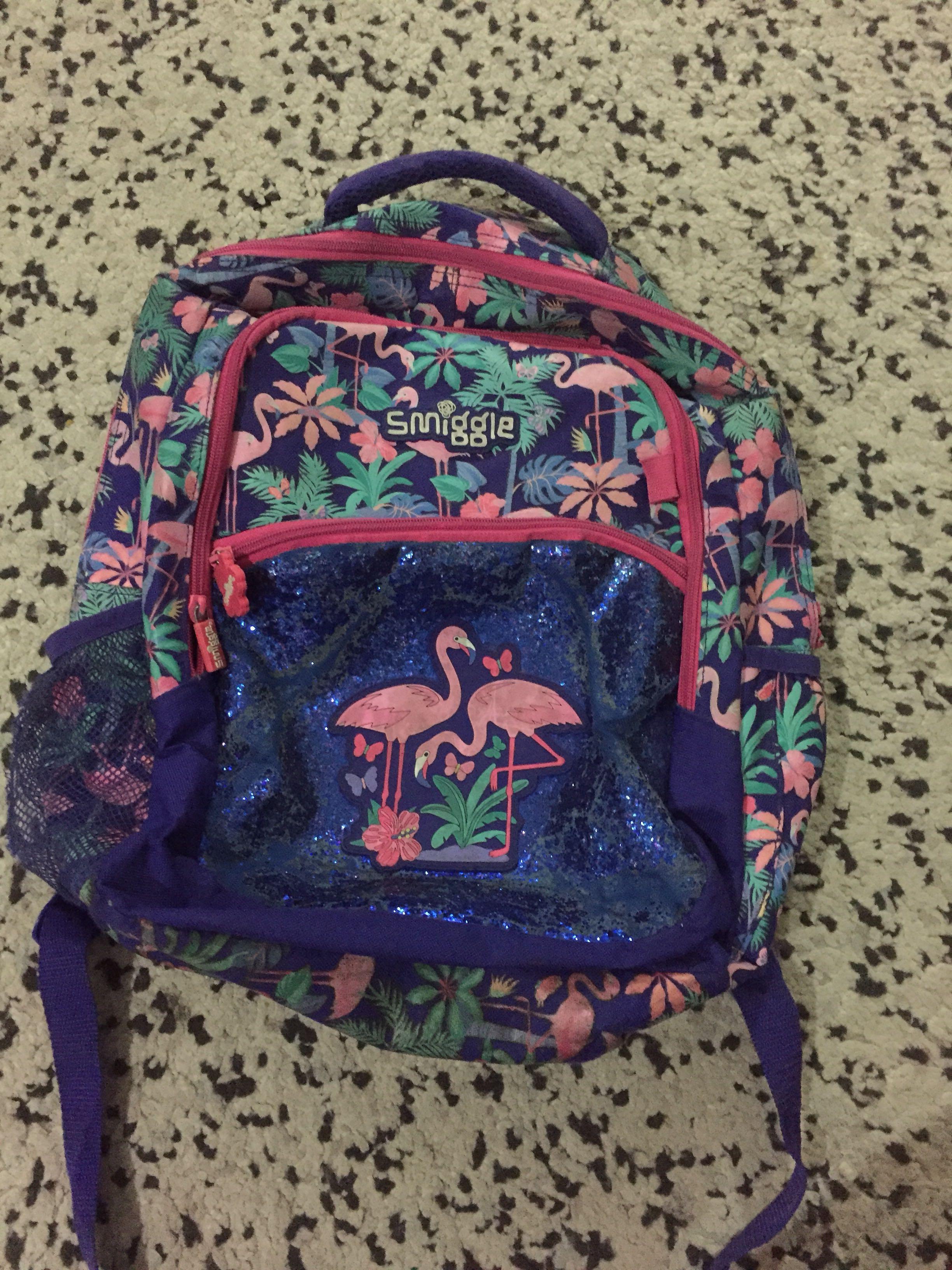 Smiggle flamingo bag sales