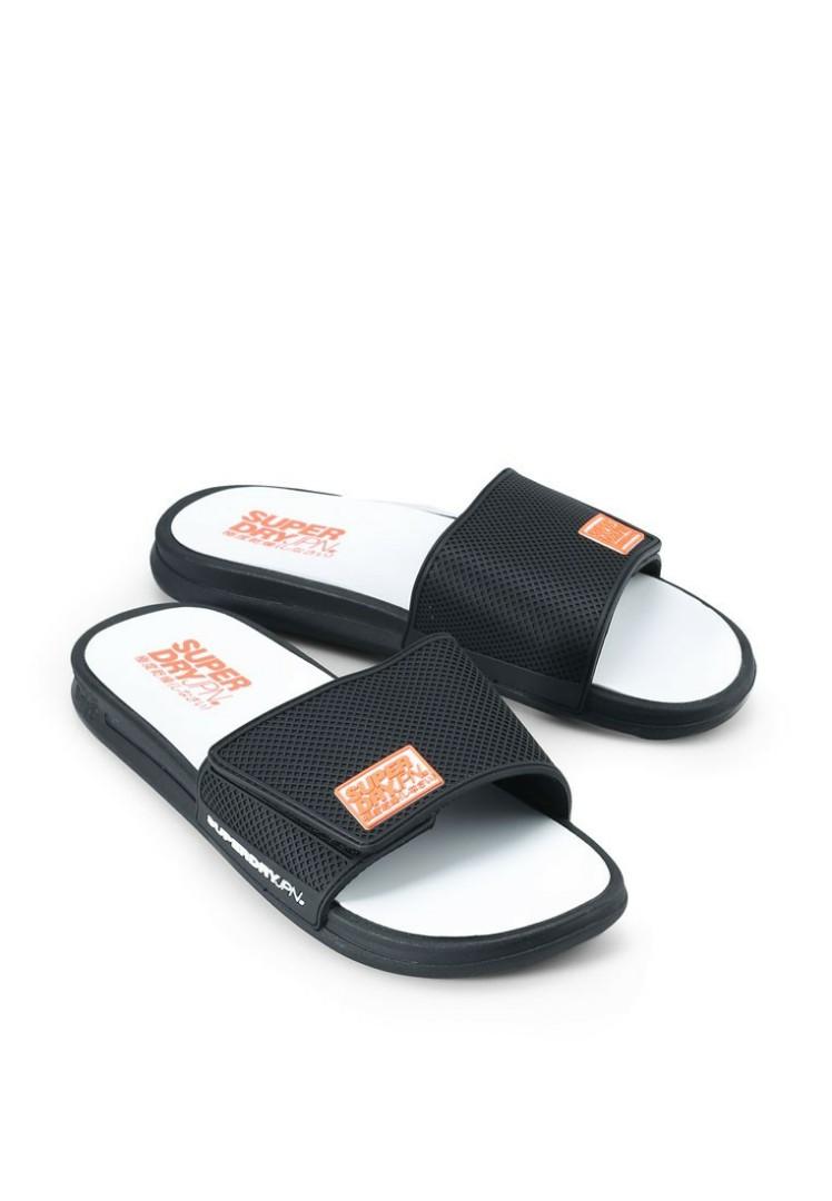 Superdry premium crewe velcro slide store