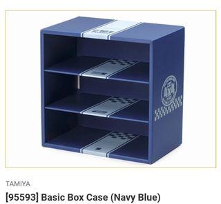 TAMIYA Mini 4wd - Basic Box Case, 3 Layer slot (Navy Blue)