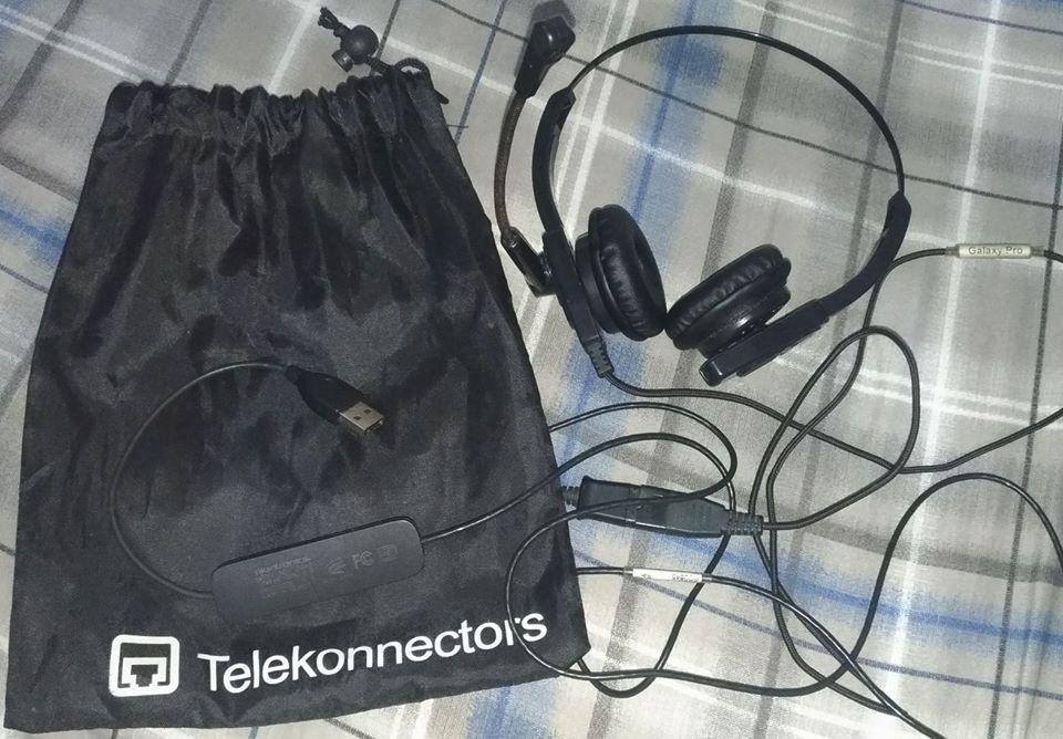 Telekonnectors Galaxy Headset and PLANTRONICS DA40