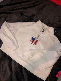 USA crop sweater
