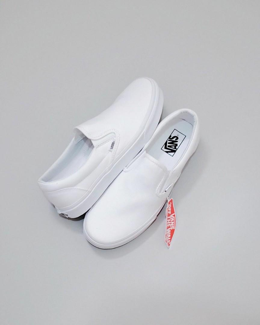 slip on true white