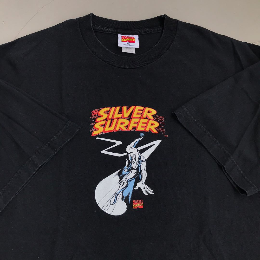 Vintage Silver Surfer Marvel Tee, Men's 