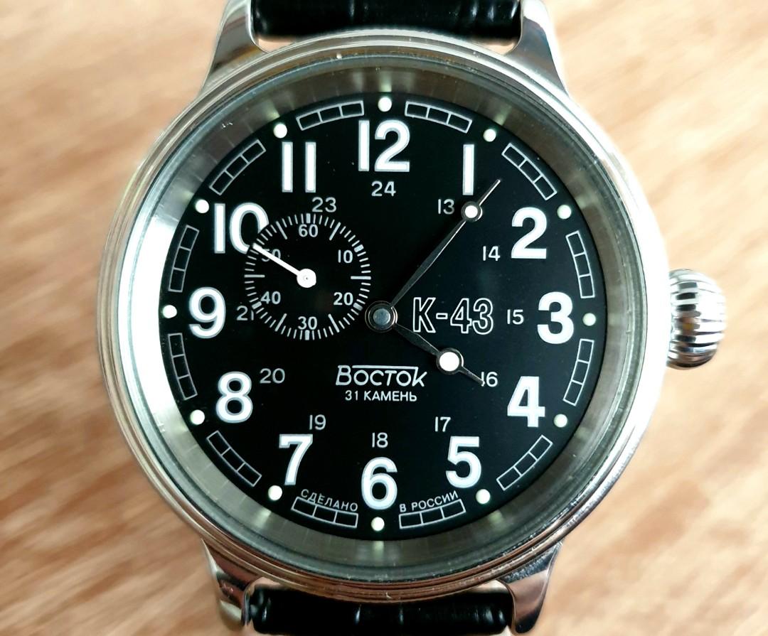 Vostok Kirovskie K43 WW2 Style Soviet Army fficer Watch . Automatic