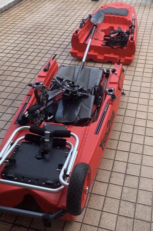 Yak2Go 9.5Ft Modular Kayak, Sports Equipment, Fishing on Carousell