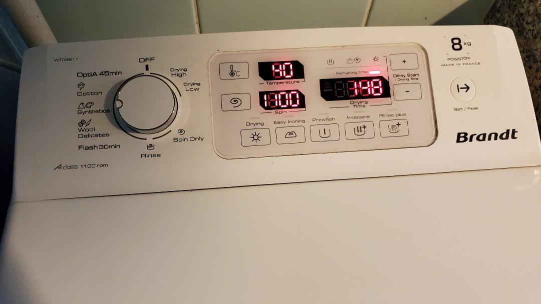 8公斤(有烘乾功能)二合一洗衣乾衣機, 家庭電器, 洗衣機及乾衣機- Carousell