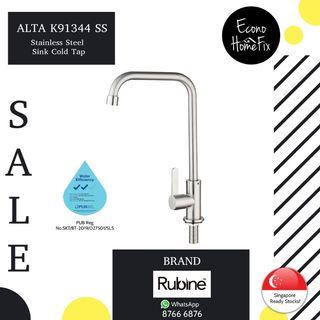 🔥🔥🔥 RUBINE STAINLESS STEEL KITCHEN COLD TAP ALTA K91344 SS