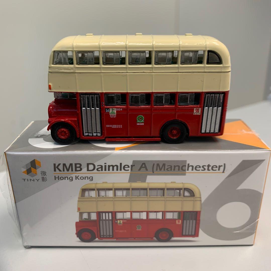 微影tiny 56 九巴模型kmb Daimler A Manchester 54 元朗 興趣及遊戲 玩具 遊戲類 Carousell