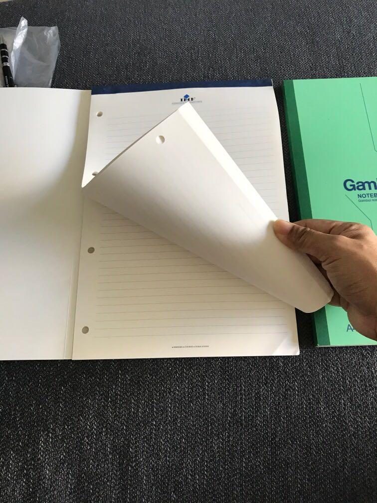 A4 Size Writing Pads, Hobbies & Toys, Stationery & Craft, Stationery