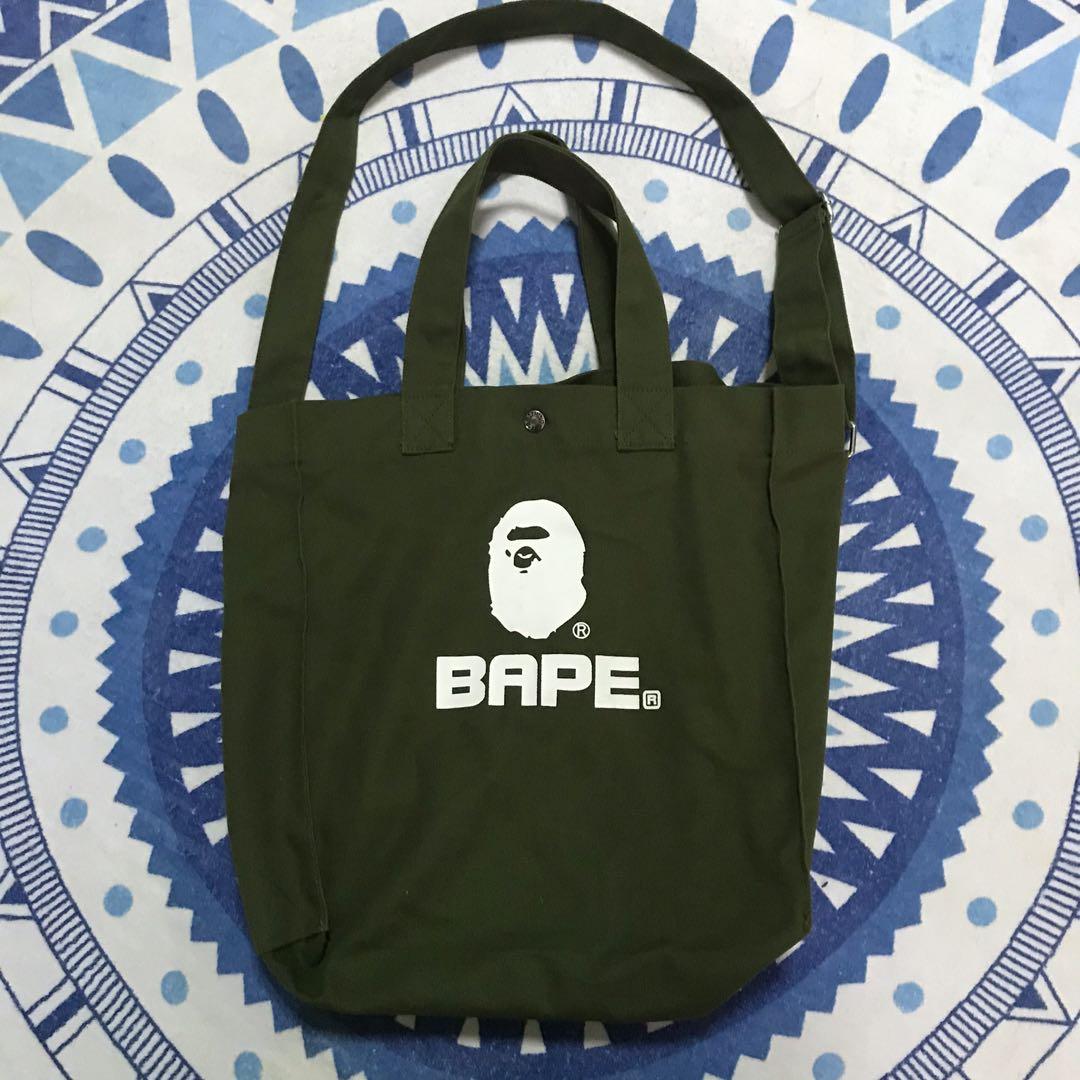 Bape canvas bag store