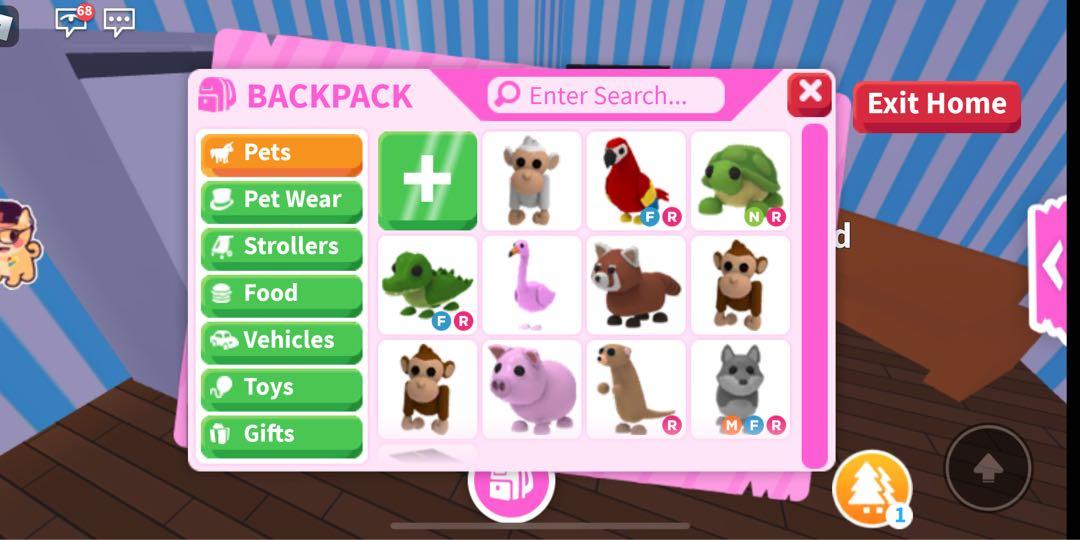 Roblox Adopt Me Pets Stroller Vehicle Toy Inventory Clearance Toys Games Video Gaming In Game Products On Carousell - roblox inventory adopt me