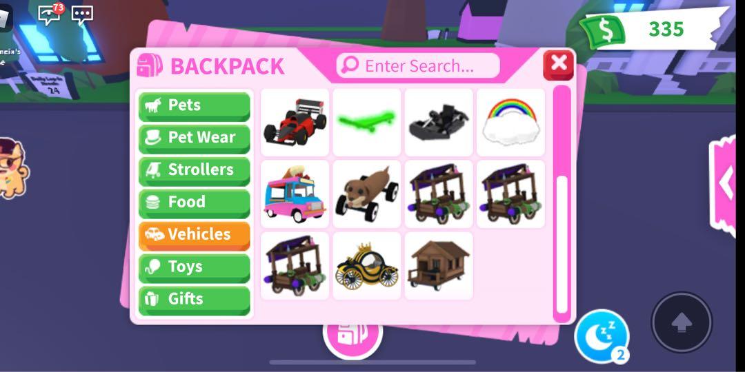 Roblox Adopt Me Pets Stroller Vehicle Toy Inventory Clearance, Video