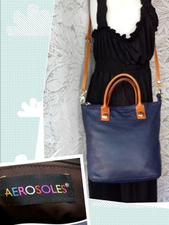 AEROSOLES牛皮手提三用包