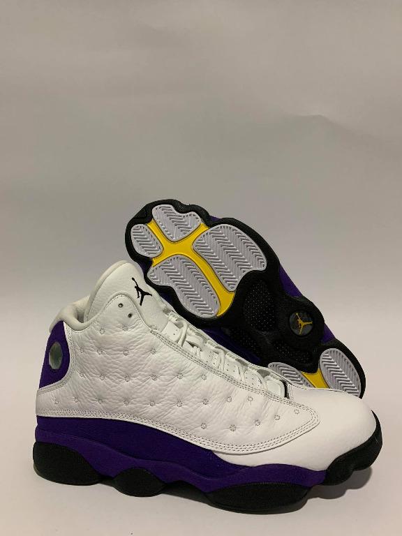Air Jordan 13 Retro Lakers Men S Fashion Footwear Sneakers On Carousell