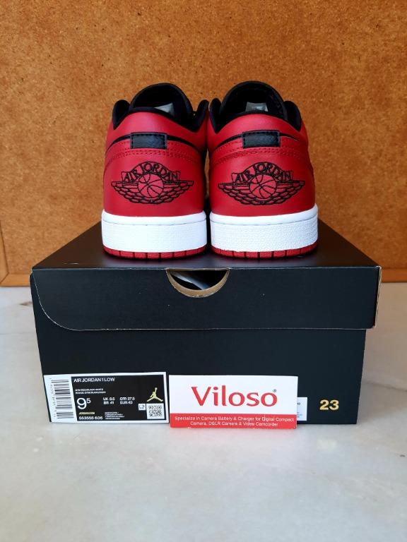 Air Jordan 1 Low Reverse Bred New Men S Fashion Footwear Sneakers On Carousell