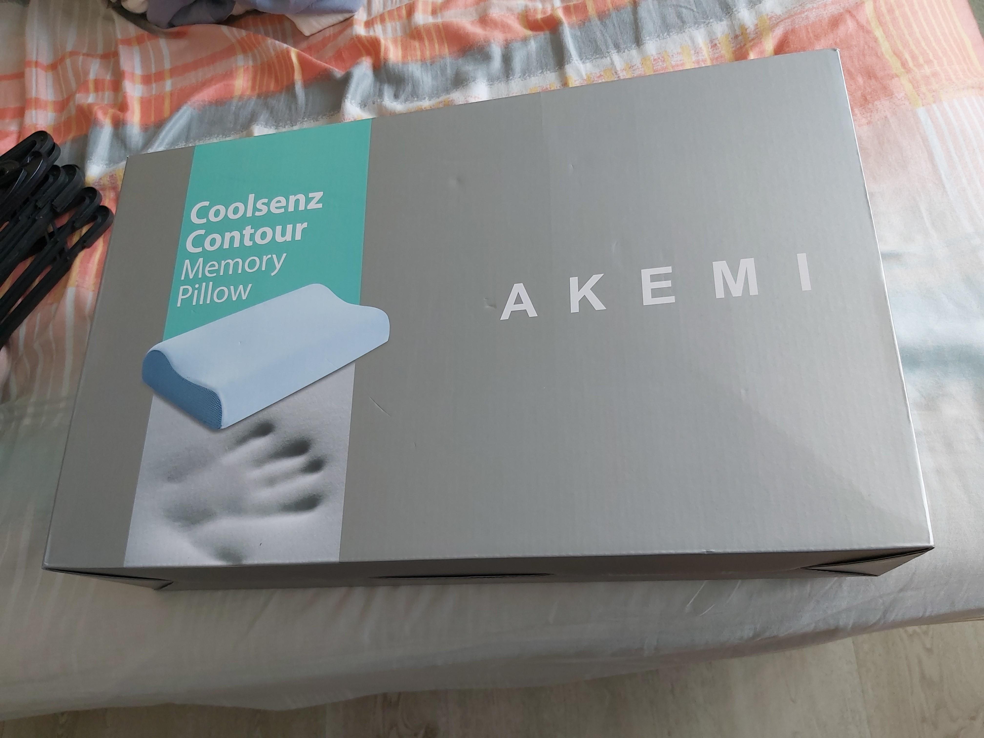 Akemi Coolsenz Contour Memory Pillow Furniture Home Living
