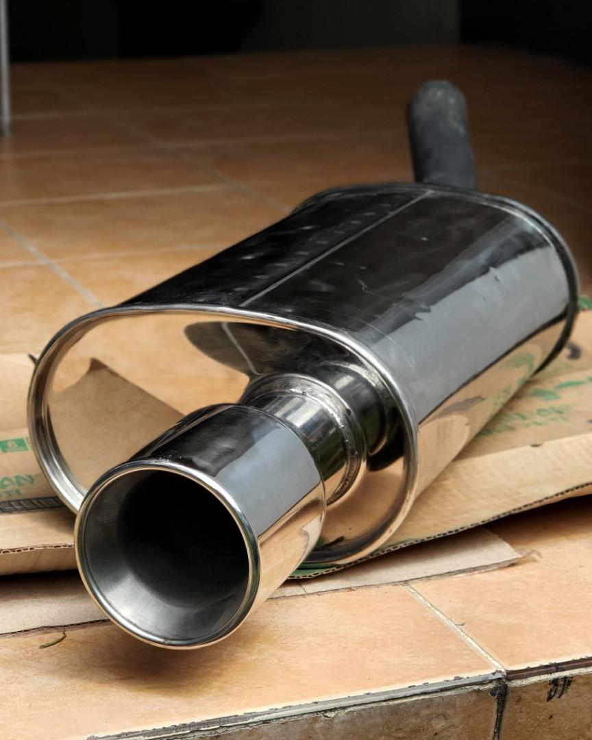 Chambered muffler on sale