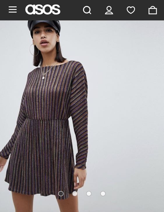 asos disco dress