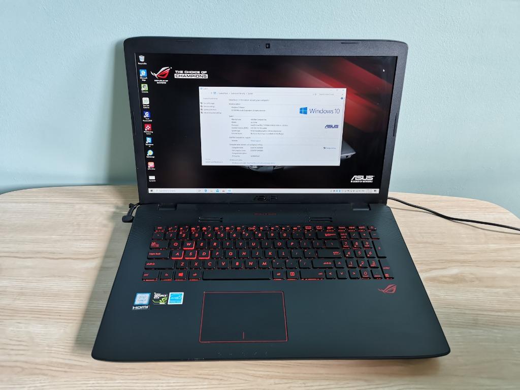 Asus Rog Gl752vw Gaming Laptop Electronics Computers Laptops On Carousell