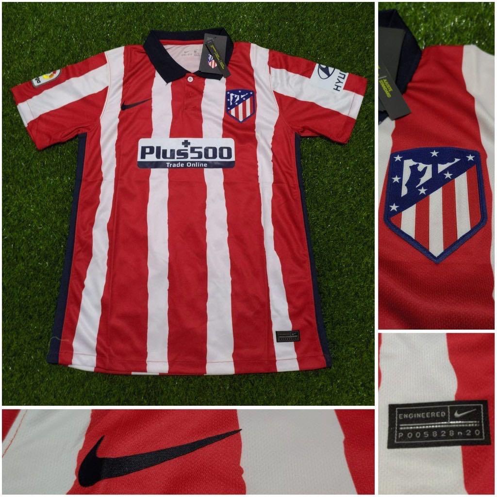 Atletico Madrid Jersey 20 21 Sports Sports Apparel On Carousell