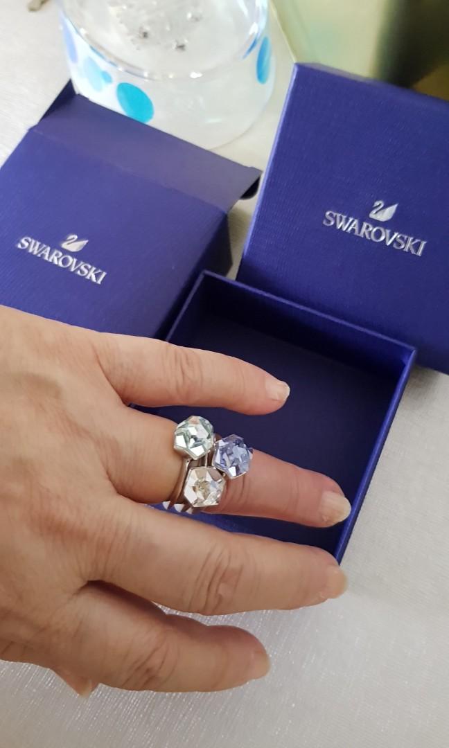 Authentic Swarovski crystal rings