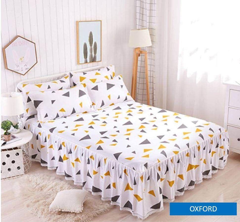 Bedding Sheet with Skirting, Furniture & Home Living, Bedding & Towels