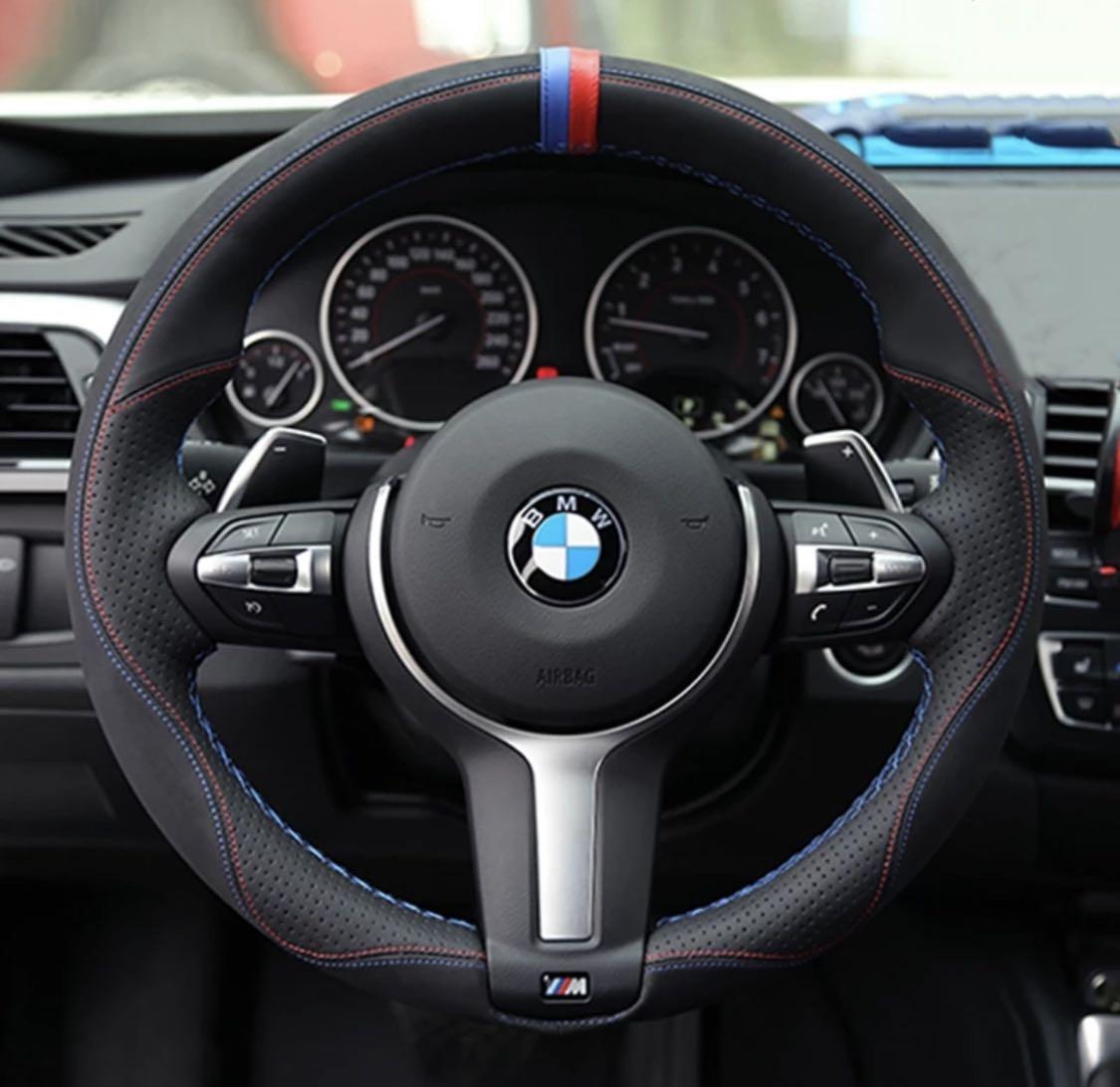 Black Genuine Leather Suede Car Steering Wheel Cover For Bmw M Sport F30 F31 F34 X1 F07 X2 F10 F11 F25 F32 F33 F36 X3 F39 F48 Car Accessories Accessories On Carousell Black Genuine Leather Suede Car Steering Wheel Cover For Bmw M Sport F30 F31 F34 X1 F07 X2 F10 F11 F25 F32 F33 F36 X3 F39 F48 Car Accessories Accessories On Carousell