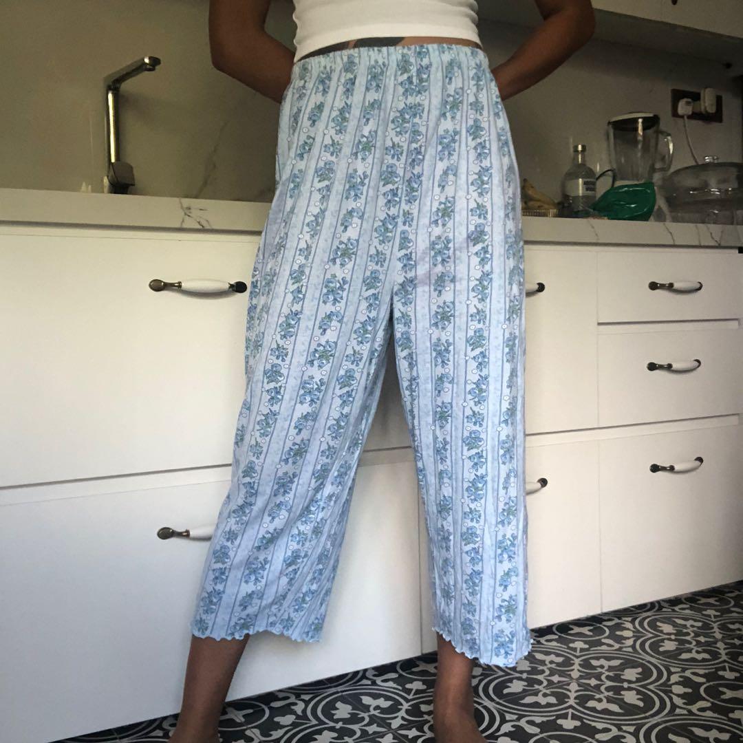 Wide leg cotton pajama pants Sale