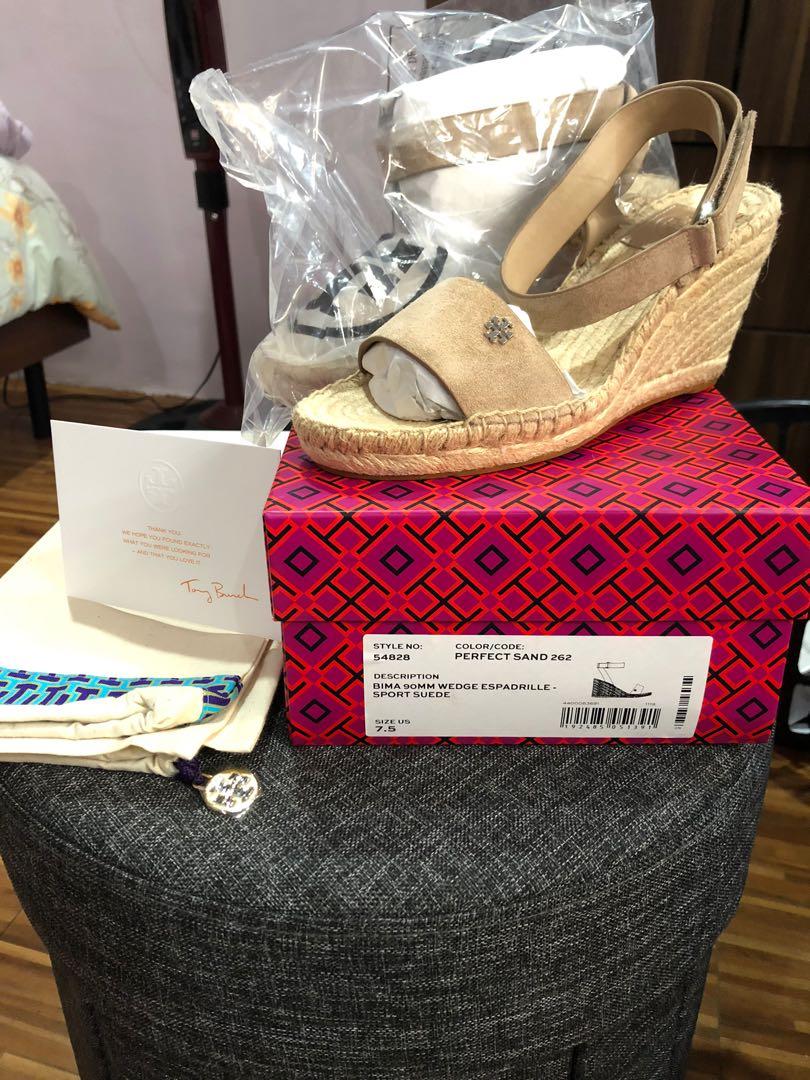 Brand new Tory Burch wedge , Women's Fashion, Footwear, Wedges on Carousell