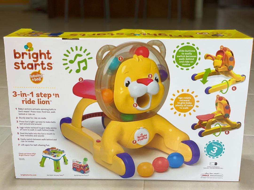 Bright starts new arrivals lion ride on