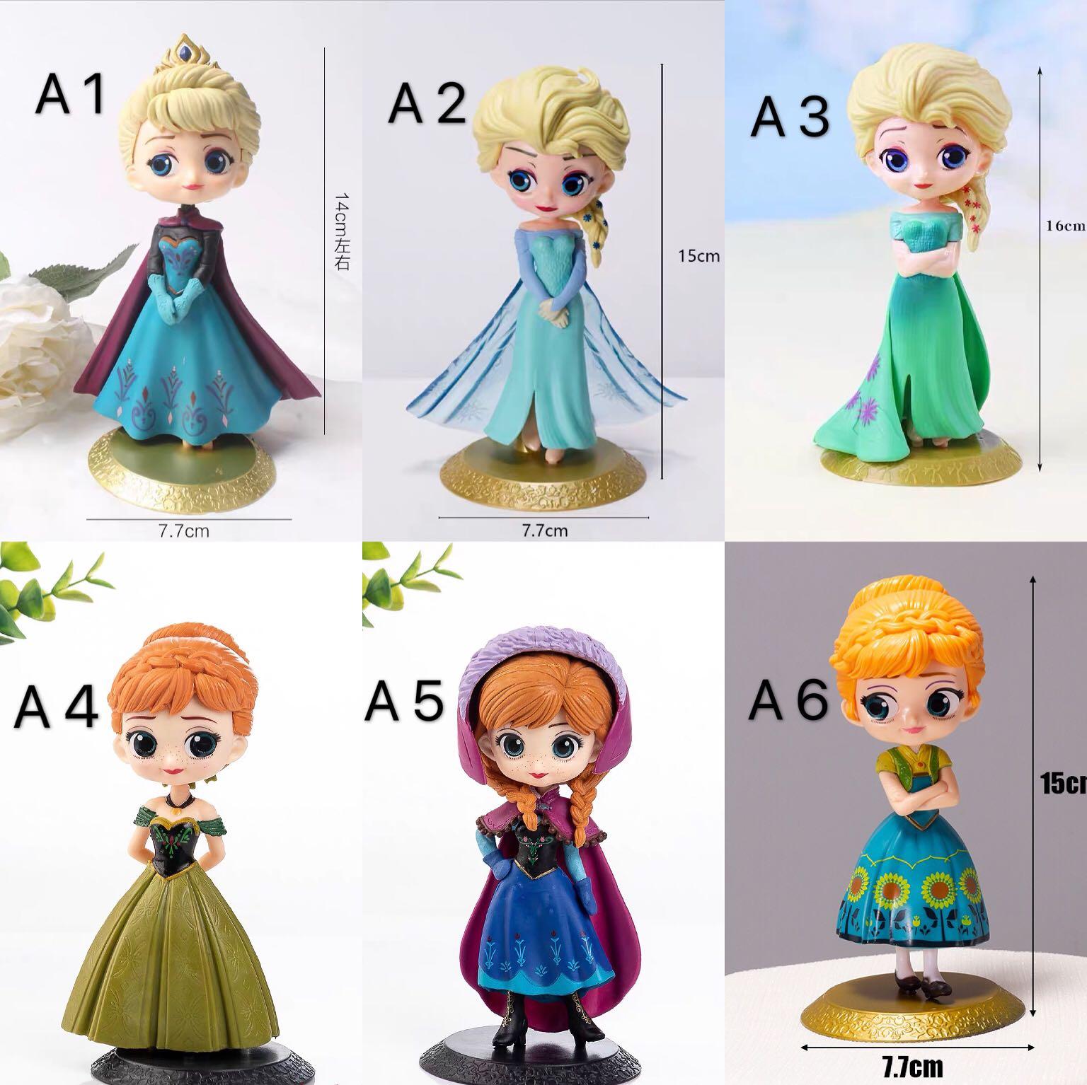 Cake Topper Frozen Collection Elsa Anna, Hobbies Toys