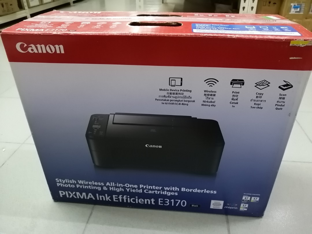 canon e3170 printer wifi setup